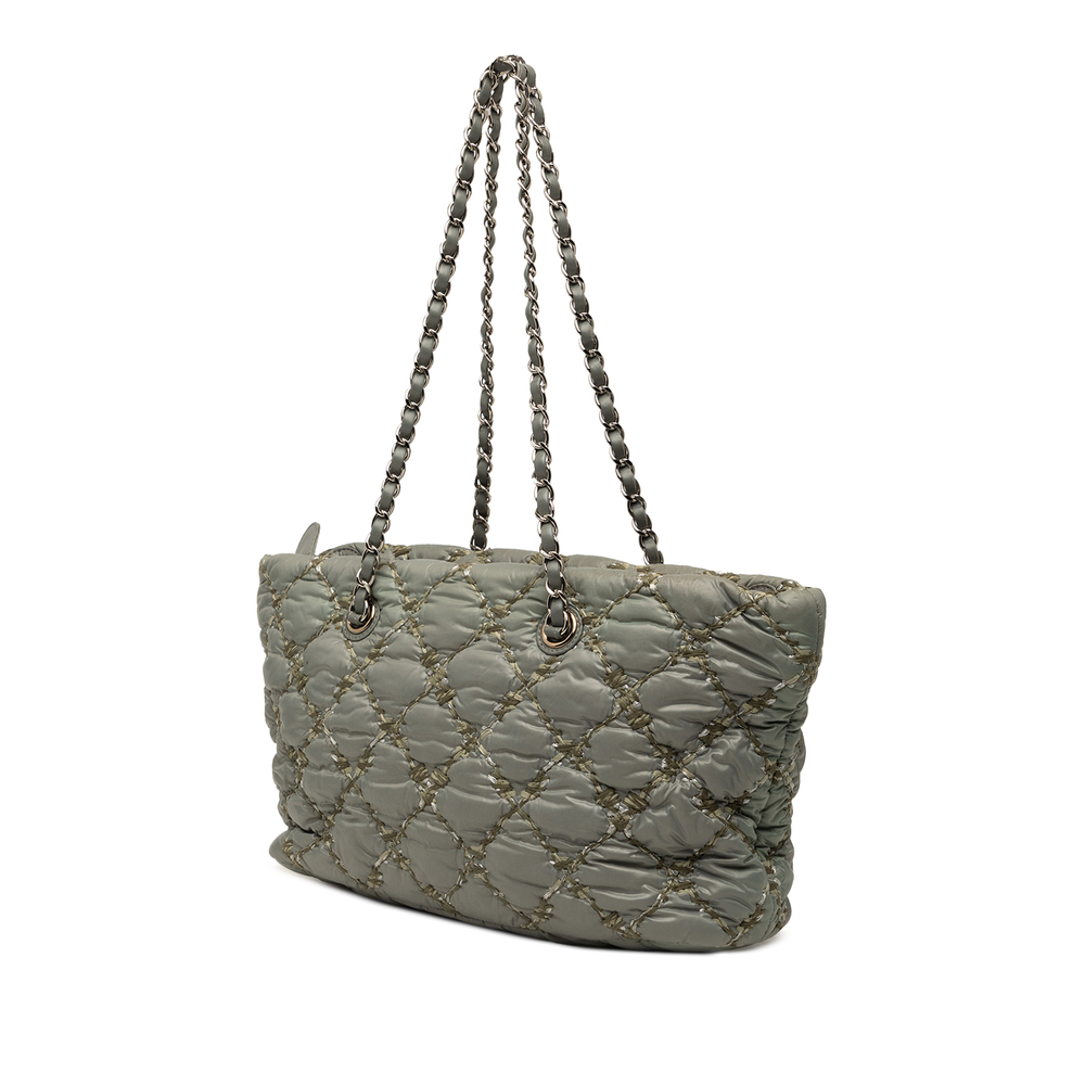 Pre-Loved Chanel Paris Byzance Nylon Tweed On Stitch Tote - Picture 2 of 8